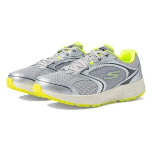SKECHERS Performance Go Run Consistent - Chandra in Silver/Lime